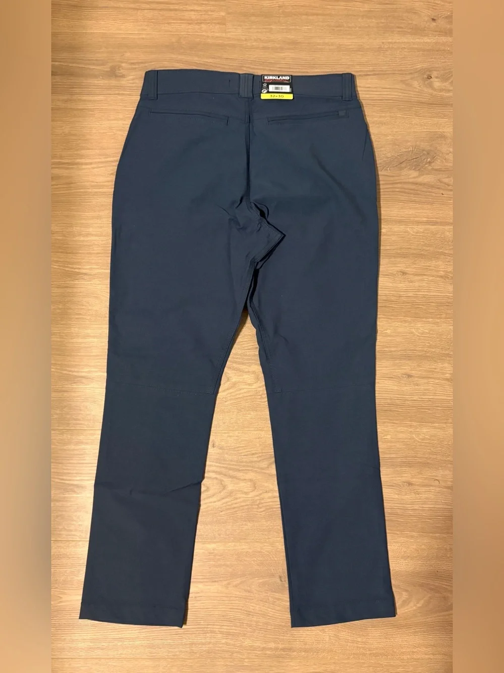 Kirkland Signature Men's Dark Blue Stretch Cargo Pants